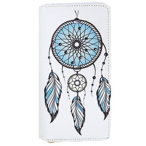 Dream Catcher Print Zip Around Wallet